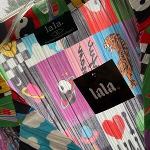 Dressed in Lala - Long Sleeve Plissé Set in Lala World